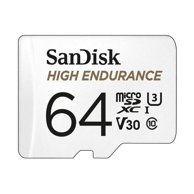 【SanDisk 晟碟】高耐用強效能監控設備專用microSDXC 64GB記憶卡 工業包(平行輸入)