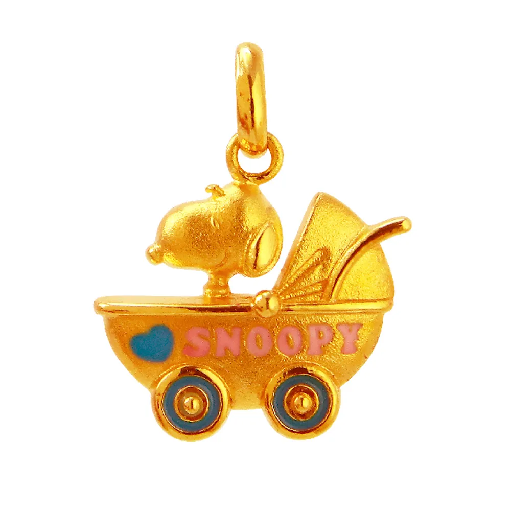 【2sweet 甜蜜約定】SNOOPY baby系列純金金墜-約重0.80錢(SNOOPY 寶寶 嬰兒 彌月禮)