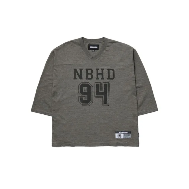 【NEIGHBORHOOD】中長袖球衣 七分袖 足球衫 長T 黑/軍綠 262FPNH-CSM03