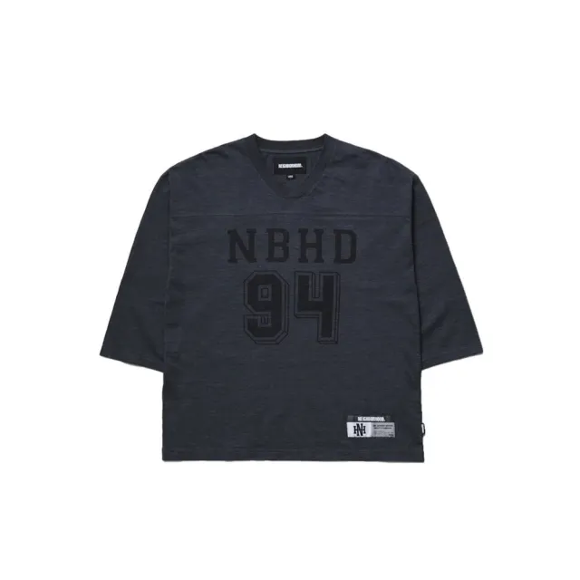 【NEIGHBORHOOD】中長袖球衣 七分袖 足球衫 長T 黑/軍綠 262FPNH-CSM03