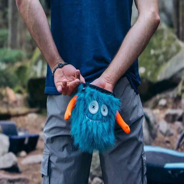 8BPLUS GUSTAV 怪獸造型攀岩粉袋 Chalk Bag｜#101050（攀岩 抱石 怪物粉袋）