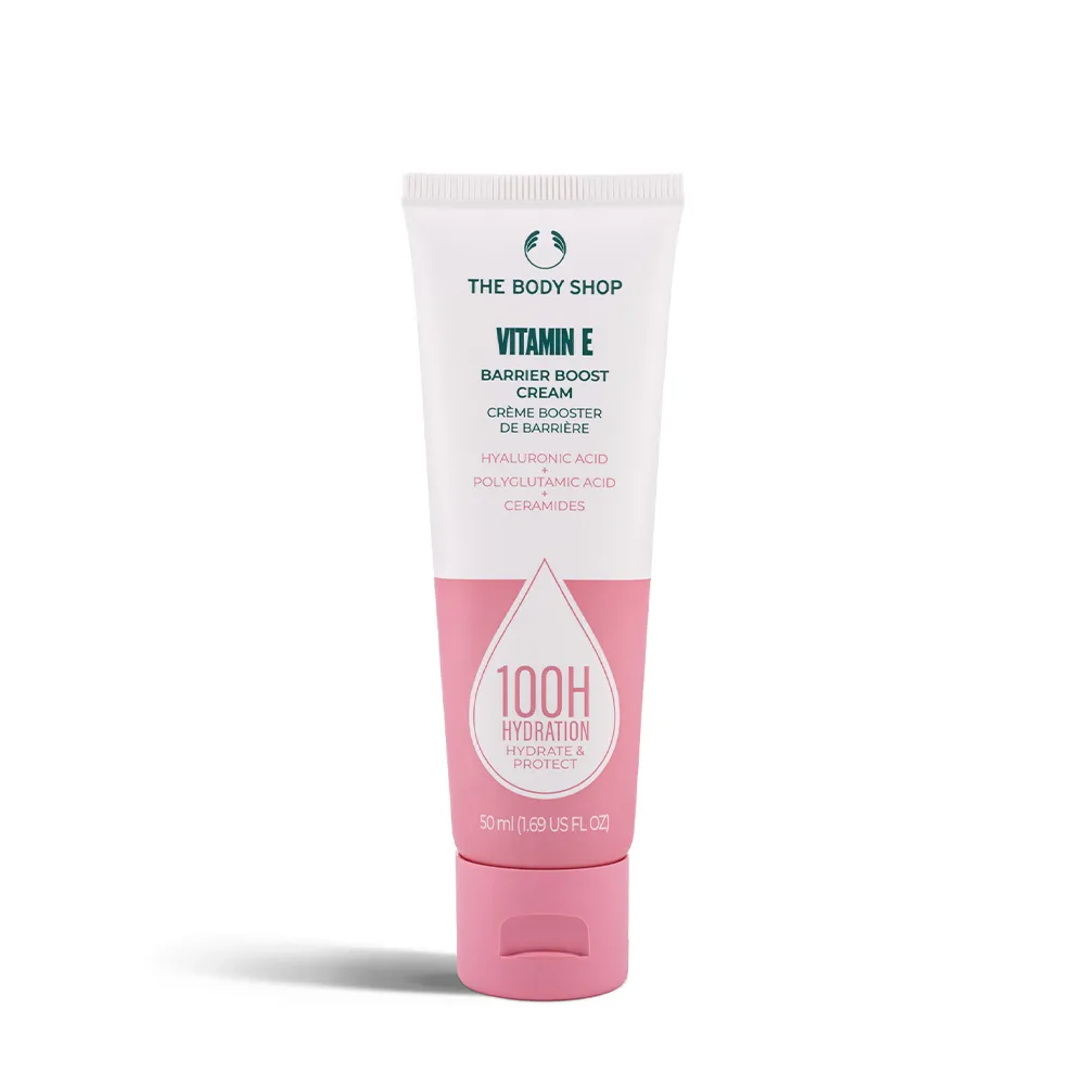 【THE BODY SHOP 美體小舖】維他命E保水修護霜-50ML(面霜/保水/保濕)