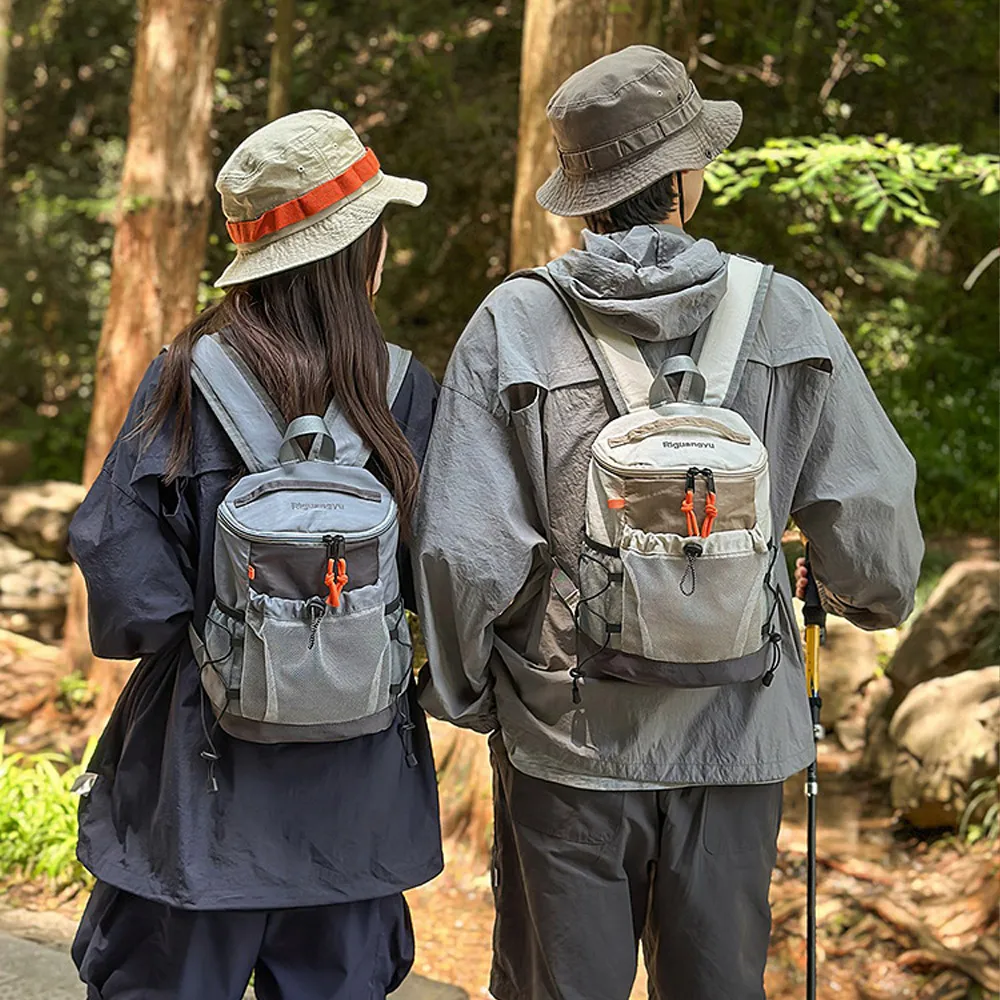 【SUNORO】日系戶外旅行輕量後背包 防潑水迷你登山包 男女輕便背包 短途旅行背包 運動背包