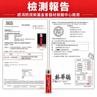【寶媽咪】MIT謝祖武代言螢光蓋萬用滅火劑2入(簡易使用/防爆/居家安全/攜帶式滅火/火災/車用滅火)