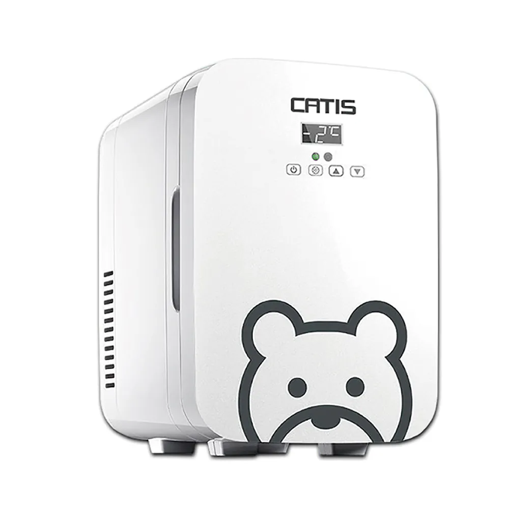 【CATIS】10L車用兩用智能小冰箱 110V行動冰箱 露營小冰箱(可調溫 外宿小資族必備)