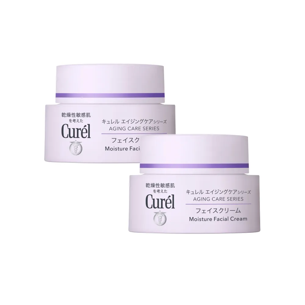 【Curel 花王珂潤】逆齡彈潤特潤霜1x1組(40g*2)