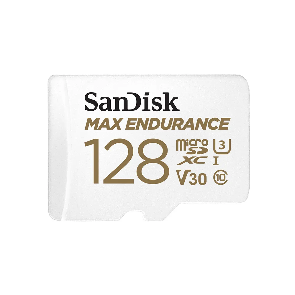 【SanDisk 晟碟】SanDisk 行車記錄器/監控專用Max Endurance microSD 記憶卡 128GB(公司貨)
