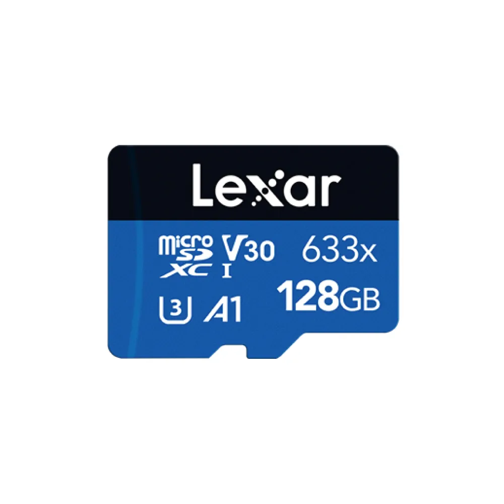 【Lexar 雷克沙】633x UHS-I A1 U3 128G microSD記憶卡(適用各種手機、攝影裝置)