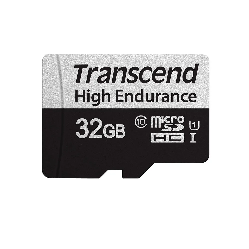 【Transcend 創見】USD350V High Endurance microSDHC UHS-I U1 32GB 行車記錄器/監控專用記憶卡(附轉卡)