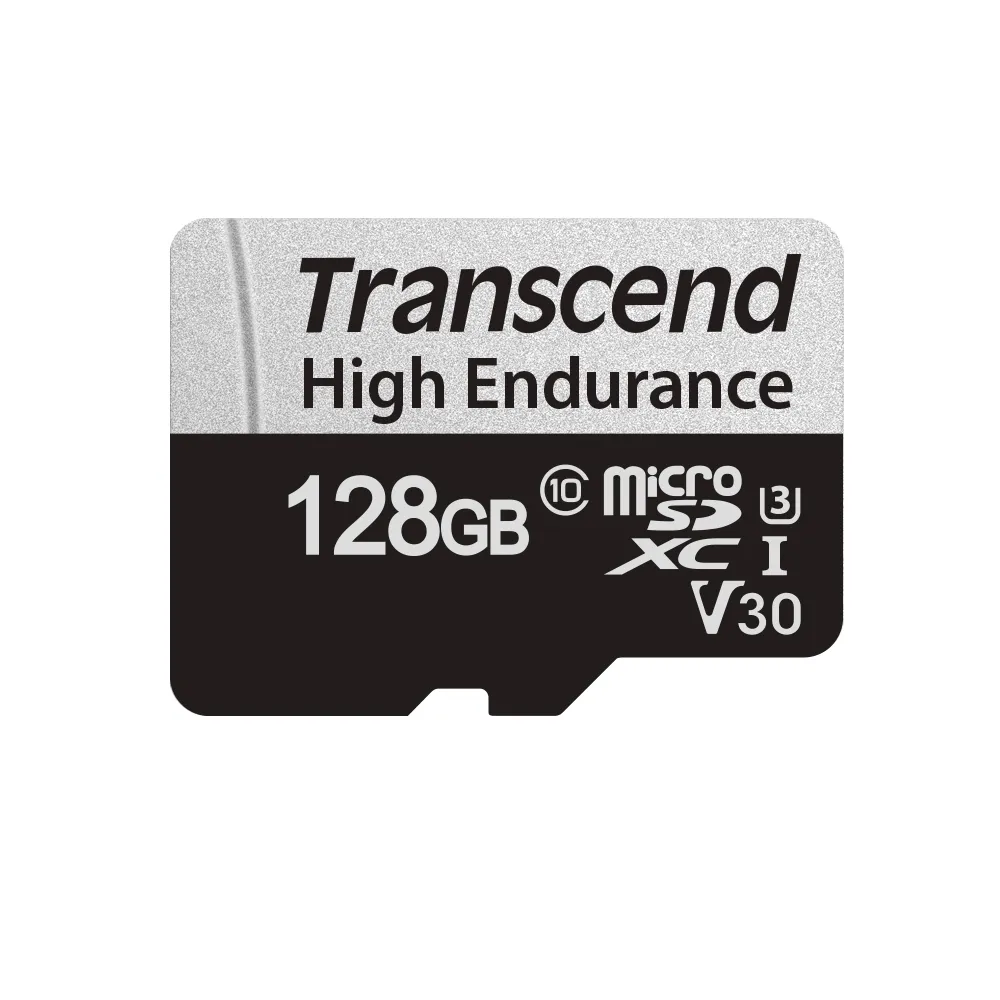 【Transcend 創見】USD350V High Endurance microSDXC UHS-I U3 128GB 行車記錄器/監控專用記憶卡(附轉卡)