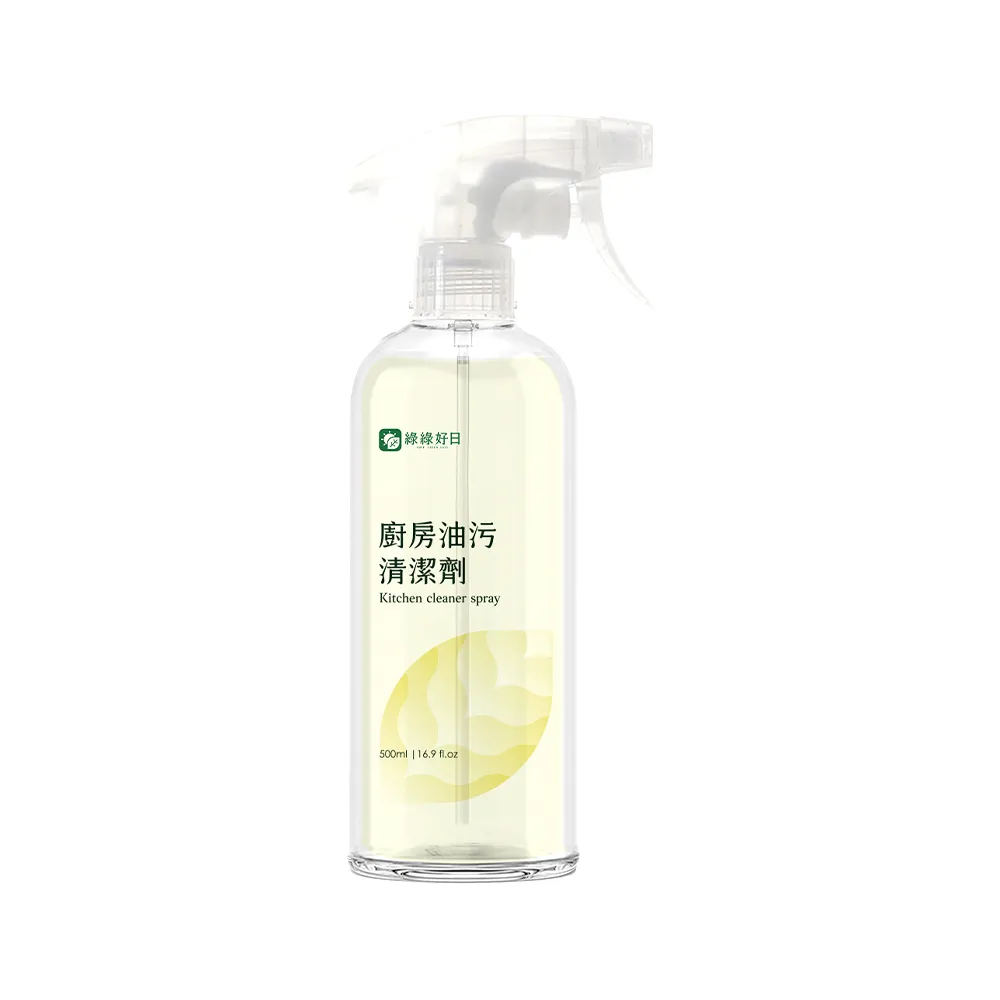 【Have Green Days 綠綠好日】廚房油污清潔慕斯500ml-兩用噴頭(台灣製造 強效去污 抽油煙機 瓦斯爐)