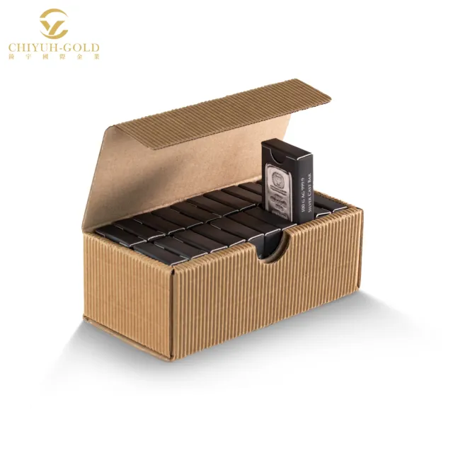【CHIYUH-GOLD 錡宇金業】波蘭Germania Mint-盒裝100克澆鑄銀條-國際白銀條塊-投資銀條