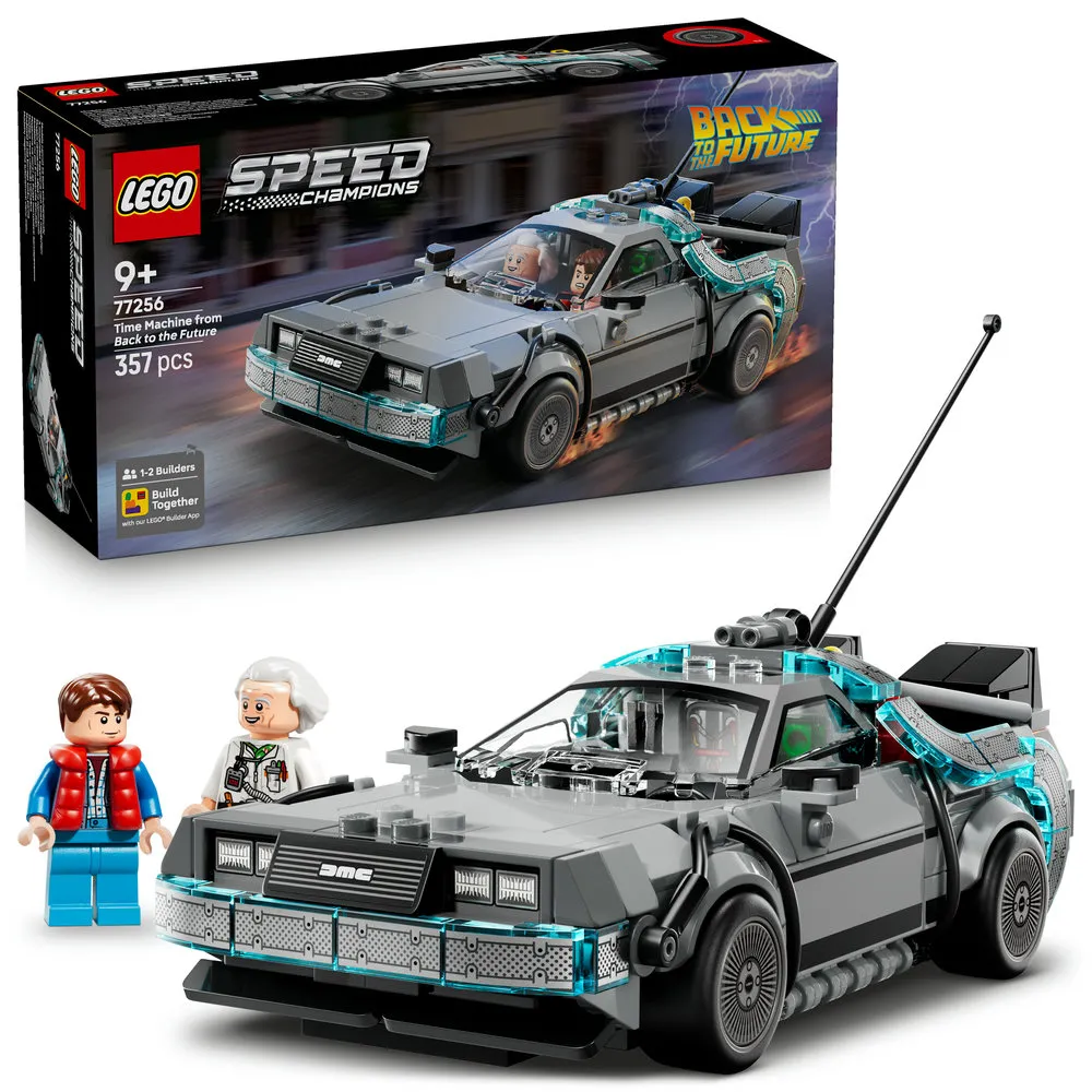 【LEGO 樂高】極速賽車系列 77256 回到未來時光機(玩具車 居家擺設 積木 禮物)