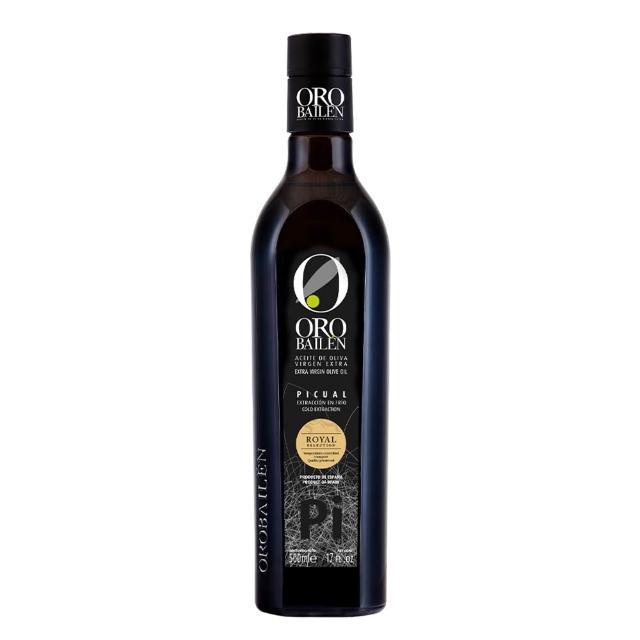 【Oro Bailen 皇嘉】皇家級Picual特級冷壓初榨橄欖油500mlx1入(酸度0.1%/生飲首選/低油酸/多國大獎)