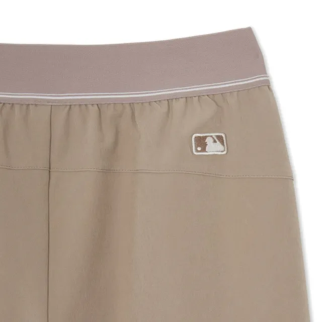 【MLB】女版 防潑水 鬆緊腰頭休閒長褲 寬褲 聖地牙哥教士隊 (3FWPB2164-13SAD)