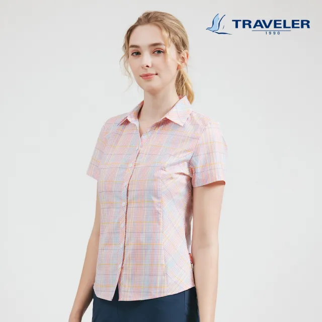 【TRAVELER 旅行者】女款吸排抗UV襯衫｜251TR708.10(吸排/抗UV)