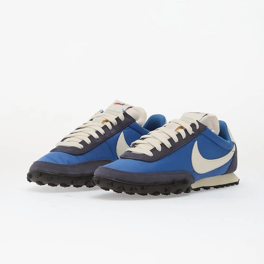 【NIKE 耐吉】運動鞋 休閒鞋 男鞋 WAFFLE RACER 許光漢同款 復古 麂皮 藍色 (IM8658401)