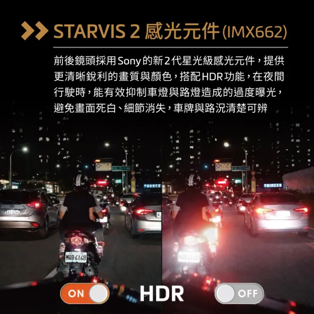 【Mio】MiVue M800 新2代星光級 雙鏡頭機車行車記錄器-贈32G
