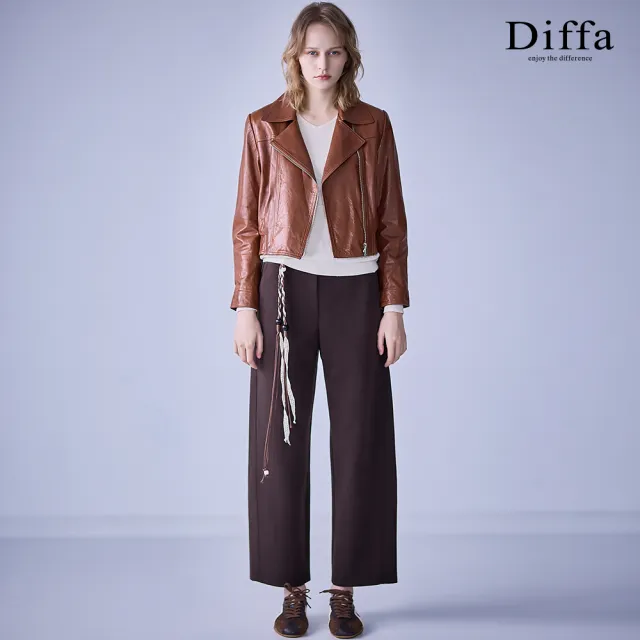 【Diffa】簡約俐落長褲-女