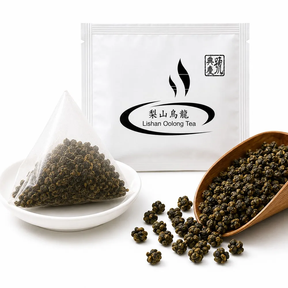 典慶號 台灣梨山高山茶 三角立體茶包(3g*30包入組) 100%台灣原葉  烏龍茶 冷泡茶 茶包 茶葉禮盒(中秋禮盒)