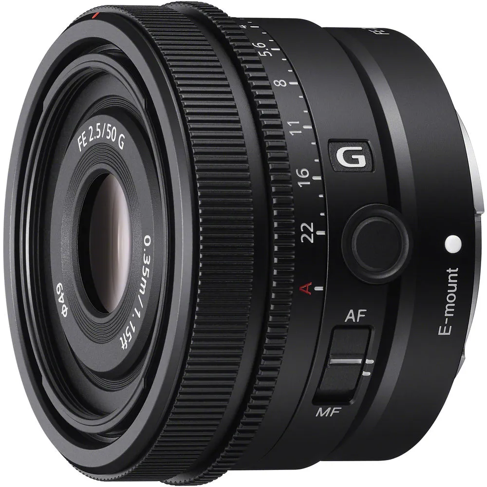 【SONY 索尼】FE 50mm F2.5 G SEL50F25G (公司貨) 標準定焦鏡頭 人像鏡 全片幅無反微單眼鏡頭