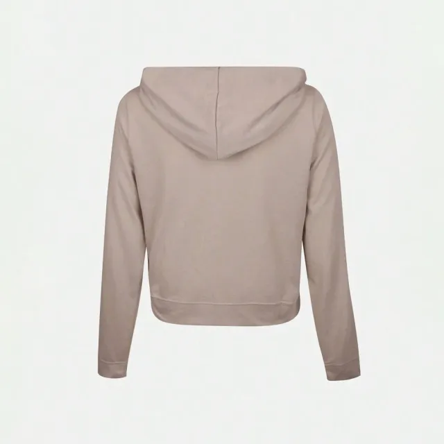 【NIKE 耐吉】外套 女 運動連帽外套 短版 AS W NK LT WT JRSY FZ 粉米 IU0728-236