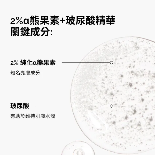 【The Ordinary】2% α熊果素+ 玻尿酸精華 30ml