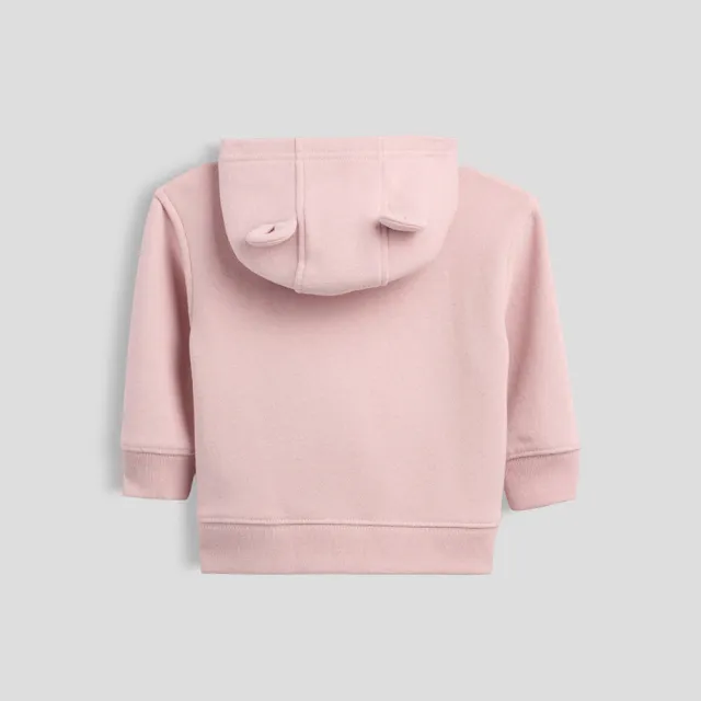 【GAP】嬰兒VintageSoft布萊納小熊Gap Logo拉鍊連帽運動衫-多色任選(910784)