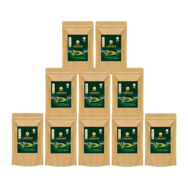 【台灣茶人】職人輕飲-日式無糖出雲抹茶粉-10包組