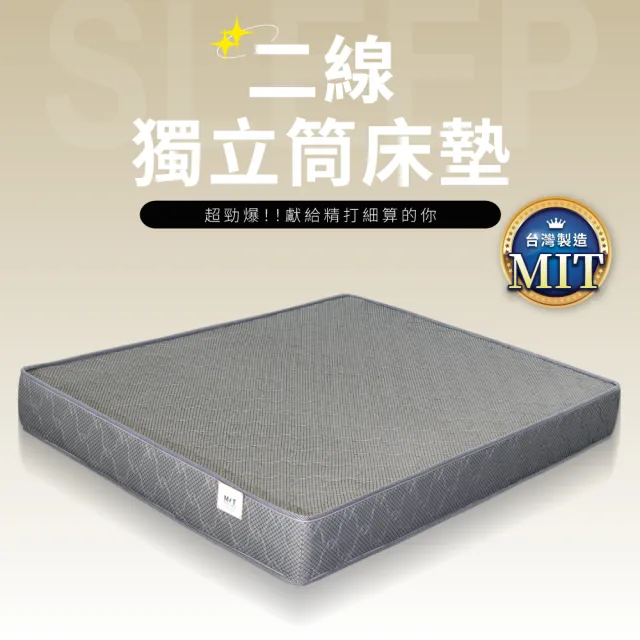 【IDEA】MIT寢室傢俱5尺雙人房間套裝五件組(床頭+床底+床墊+床頭櫃+衣櫃)