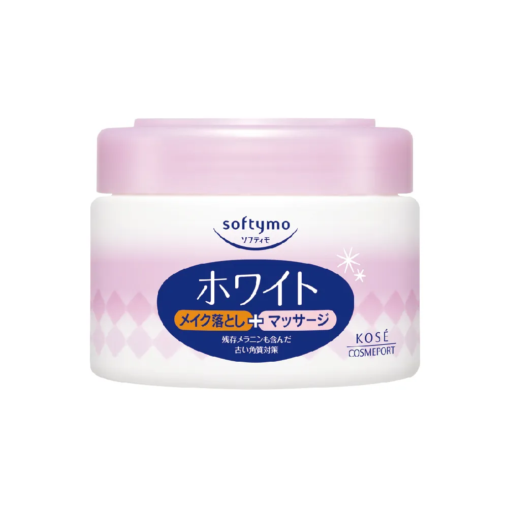 【KOSE SOFTYMO 絲芙蒂】嫩白卸妝按摩霜 300g(卸妝霜/按摩霜/卸妝膏)