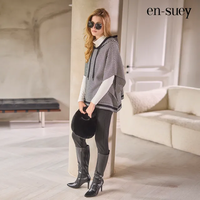 【en-suey 銀穗】超彈力內刷毛緊身長褲-女