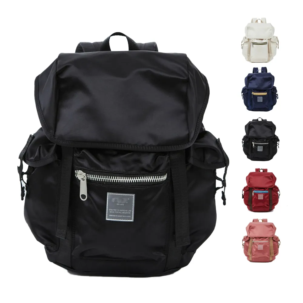 【Rosse Bags】日系商務通勤電腦男女旅行雙肩包(現+預 黑色／粉色／紅色／藍色／白