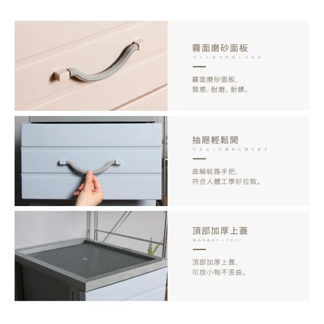 【Mr.Box】巴黎4層抽屜式收納櫃/收納箱/置物箱