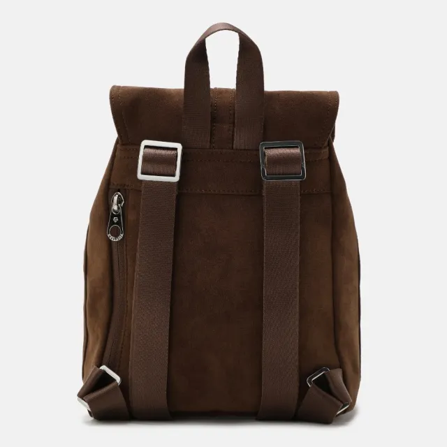 【DESCENTE】小後背包 運動包 旅行小包 WOMENS MINI HOOD BACKPACK 7L 棕 SR322UBP71-BRWN