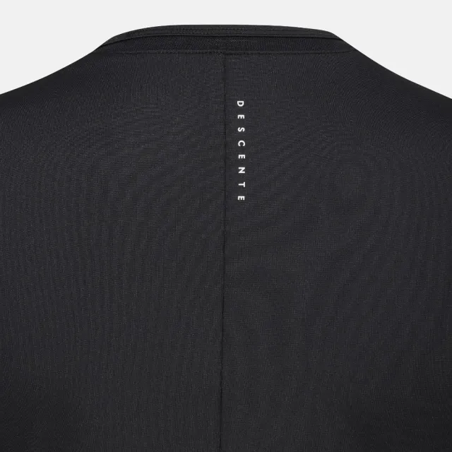 【DESCENTE】長袖上衣 女 快排 WOMENS BASIC LONG SLEEVE T-SHIRTS 黑 SR322PTL81-BLK0