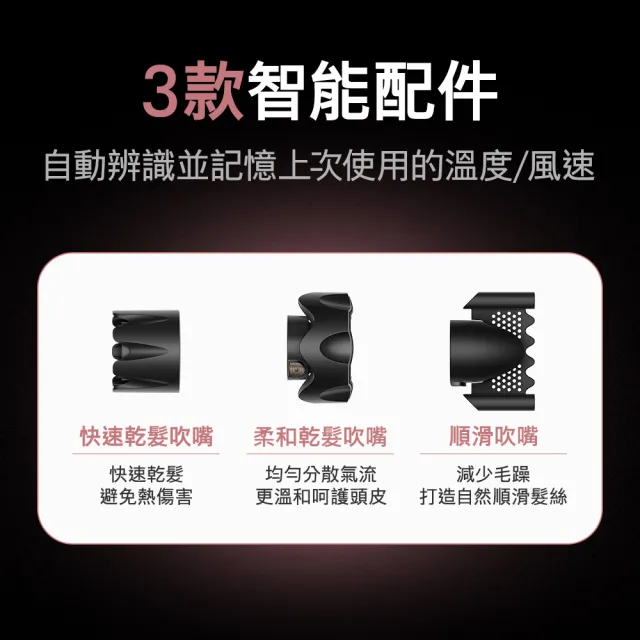 【dyson 戴森】限量福利品 HD17 Supersonic r 精準造型 輕量吹風機(雲霧紫)