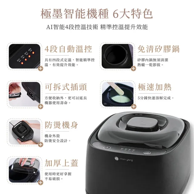【MINI YANG】私密熱蠟除毛超值組(小資族居家除毛首選 簡單、方便、易操作)