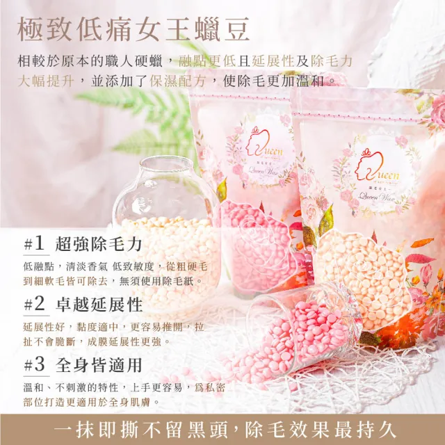 【MINI YANG】精選熱蠟除毛套組+清潔保養3件組(沙龍級除毛體驗 超強除毛力 全身皆可使用)