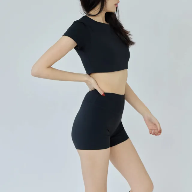 【SeasonsBikini 】３色磨毛皮拉提斯瑜珈運動３分褲短褲-B7101