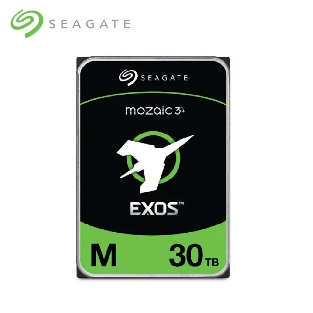 【SEAGATE 希捷】EXOS SATA 30TB 3.5吋 企業級硬碟(ST30000NM004K)