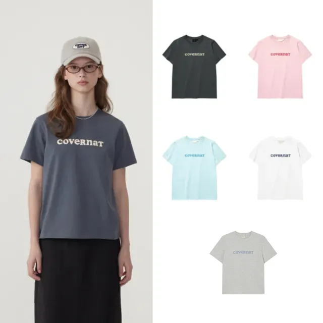 【COVERNAT】男女款- Logo短袖T恤(多色任選)
