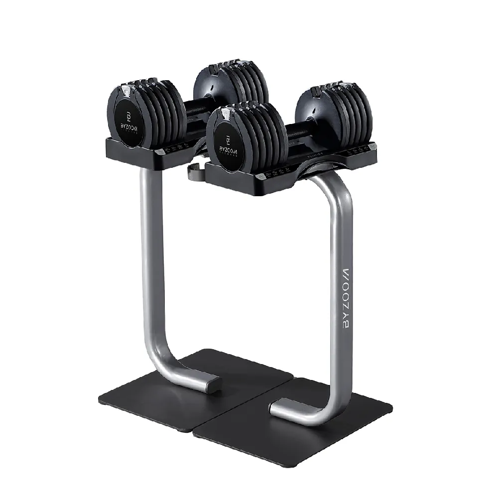 【BYZOOM FITNESS】Pure Series 12.5/25/27.5lb 可調式啞鈴專用啞鈴架 白/黑二色(BZ-PST-12.5/25/27.5)
