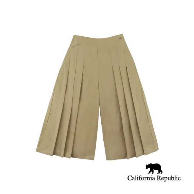【California Republic】暖沙百褶七分褲裙(女)
