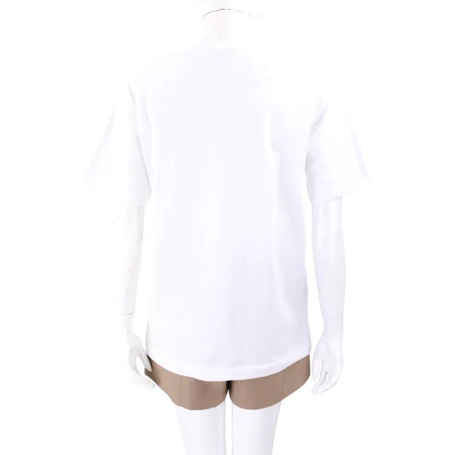 【川久保玲】COMME des GARCONS PLAY 迷彩愛心下擺 白色短袖純棉T恤 精品TEE