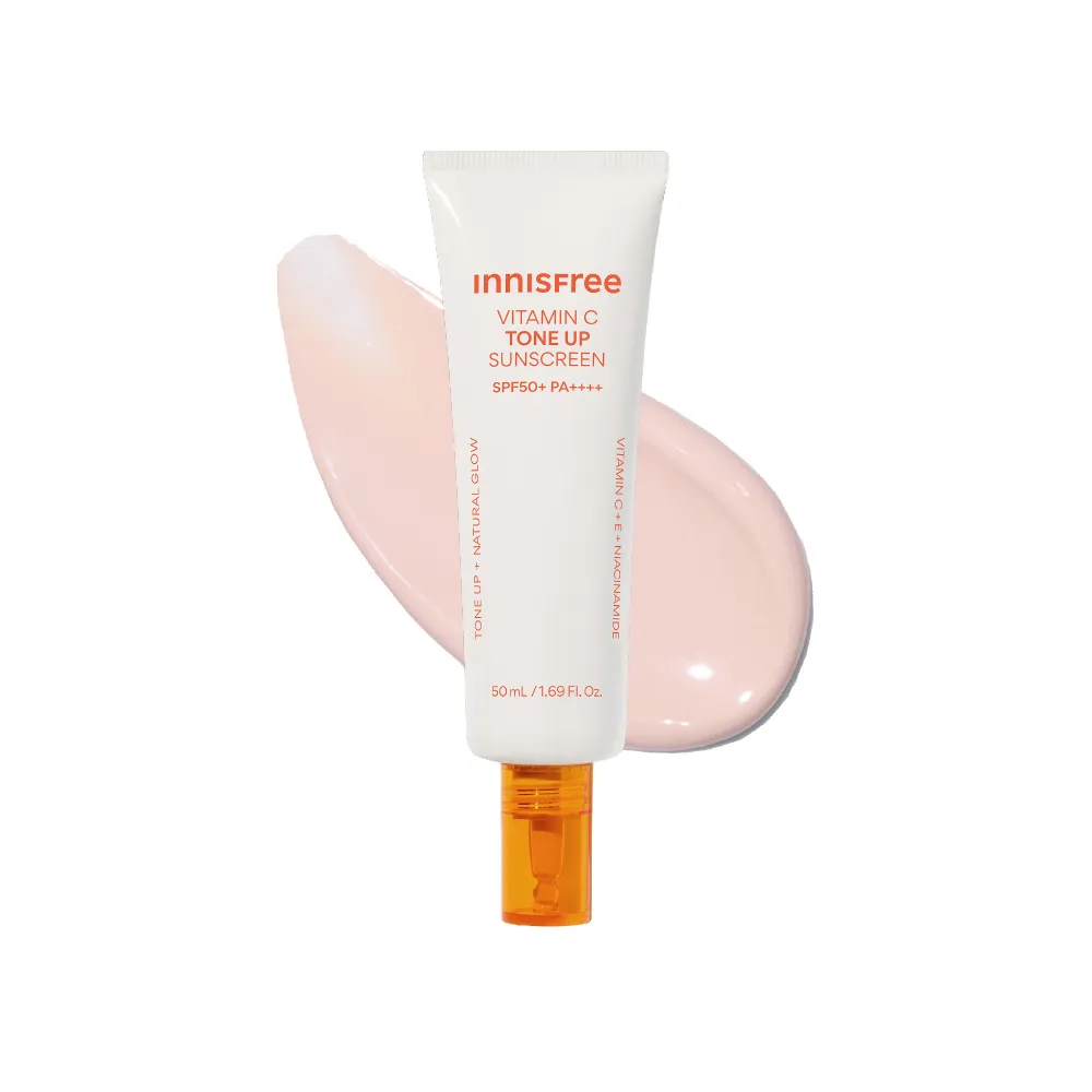 【innisfree】維他命C亮白潤色防曬霜 SPF50+ PA++++ 50ml(潤色提亮)