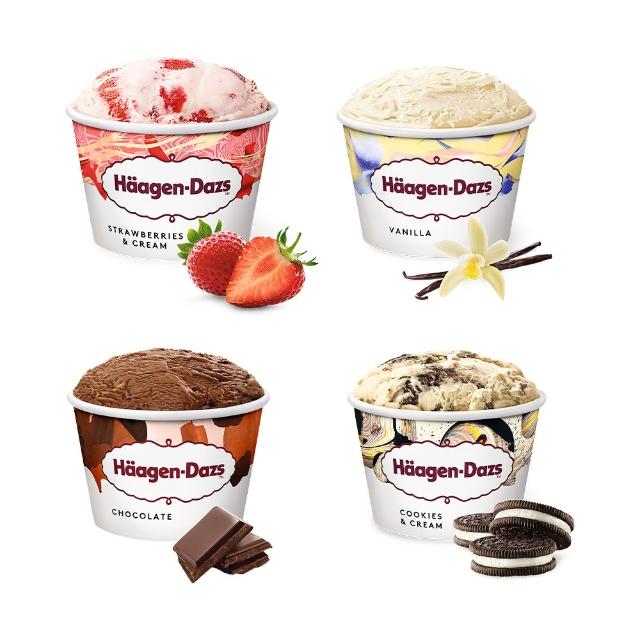 【Haagen-Dazs 哈根達斯】新經典迷你杯16入組