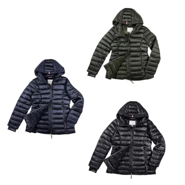 【TOMMY HILFIGER】保暖新款 Tommy Hilfiger 修身 女外套 鋪棉外套 繡標 輕量 防風 湯米 連帽外套 @2038