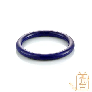 【Woogie武吉珠寶】BR1917精品青金石手鐲(滿藍少金少白10-14mm)