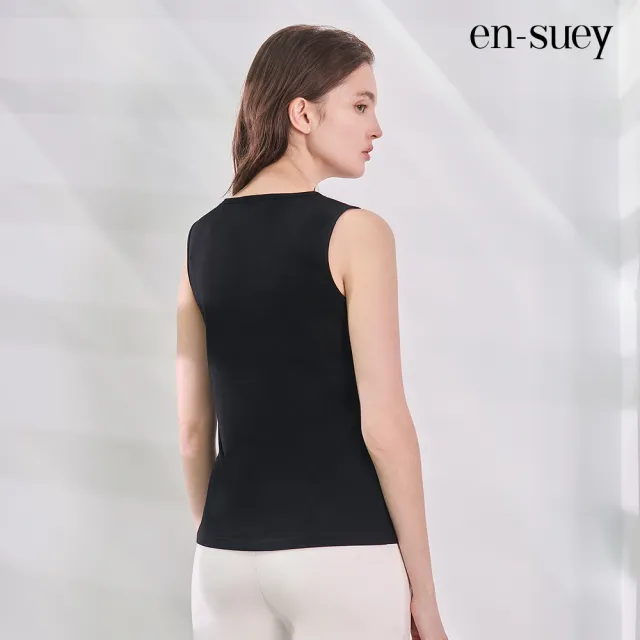 【en-suey 銀穗】蝴蝶結無袖涼爽小背心-女